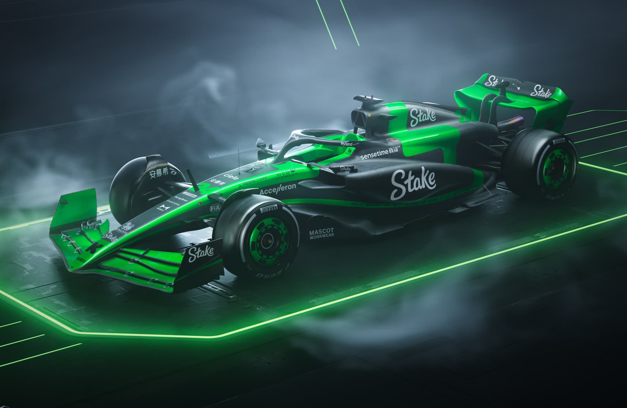 Zespół Stake pokazał bolid F1 w nowych barwach na sezon 2024