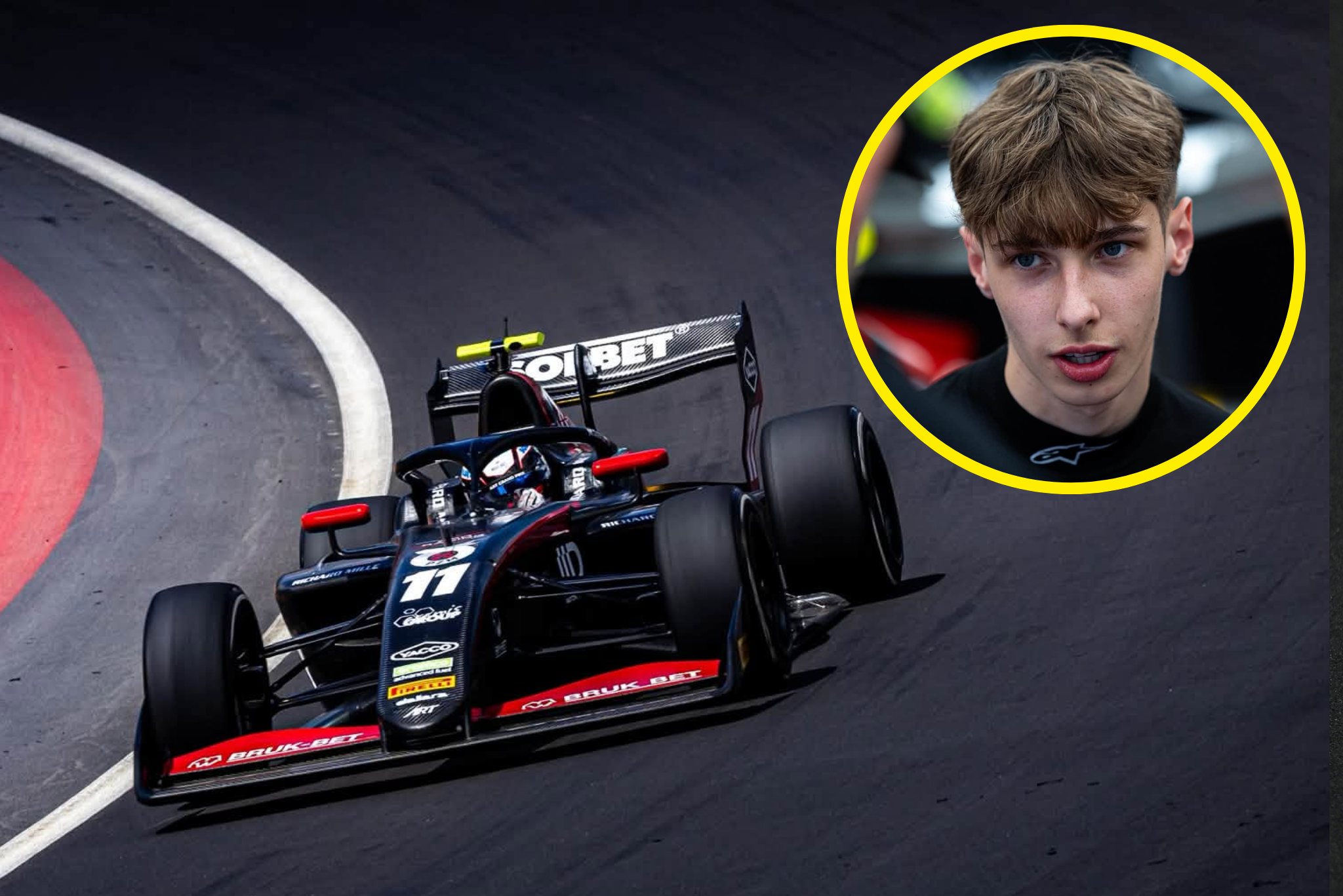 Maciek Gładysz miał duży wypadek na nowym torze F1. Co dalej z Polakiem w F3? 