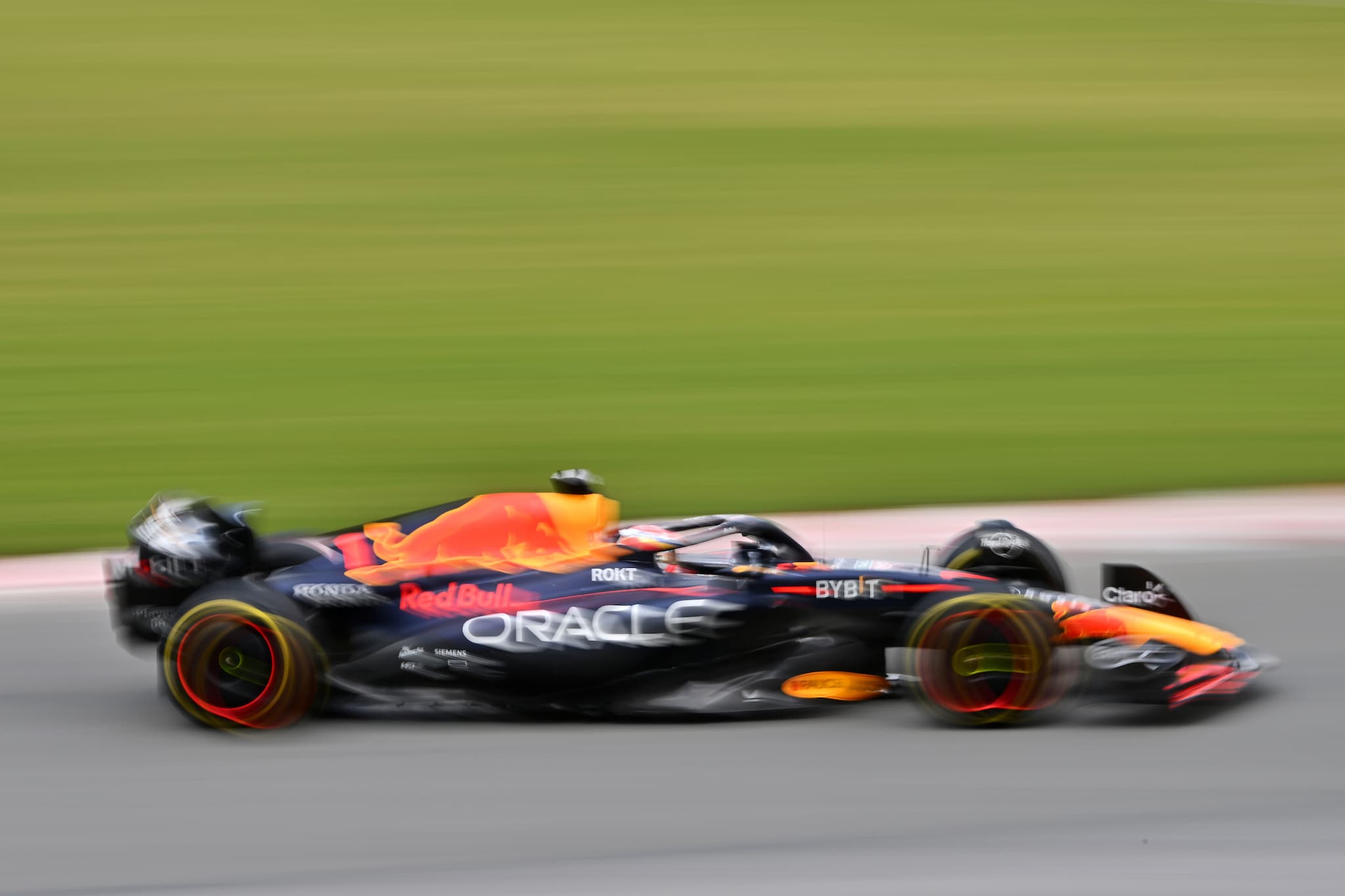 Verstappen przejechał wyścig ze szczątkami ptaka w bolidzie