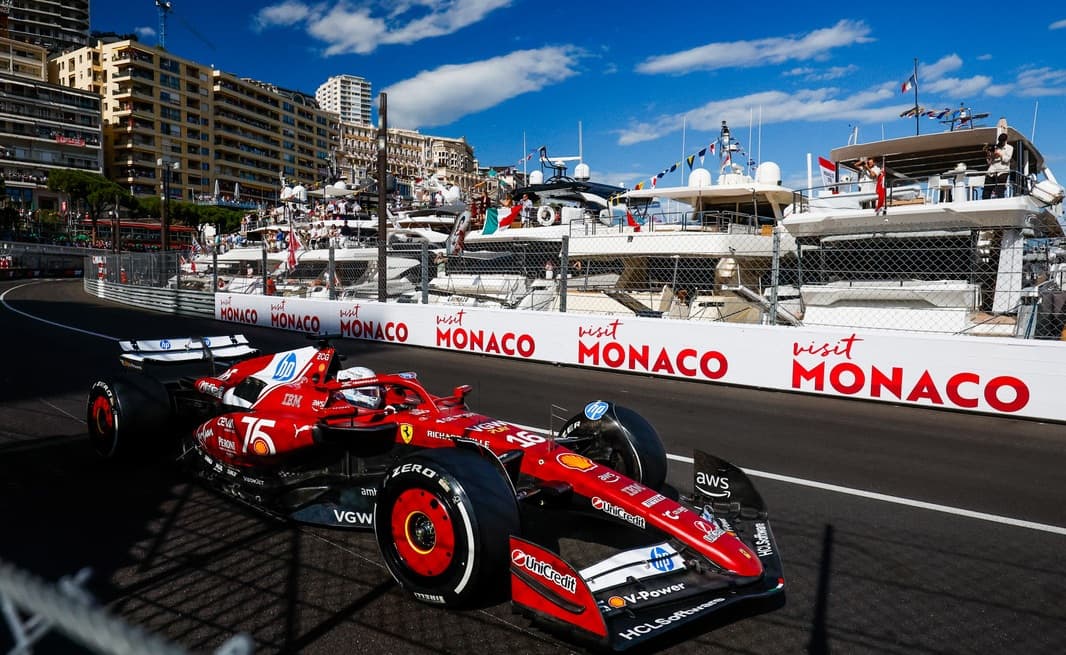 Ustawienie na starcie wyścigu F1 (GP Monako 2025)