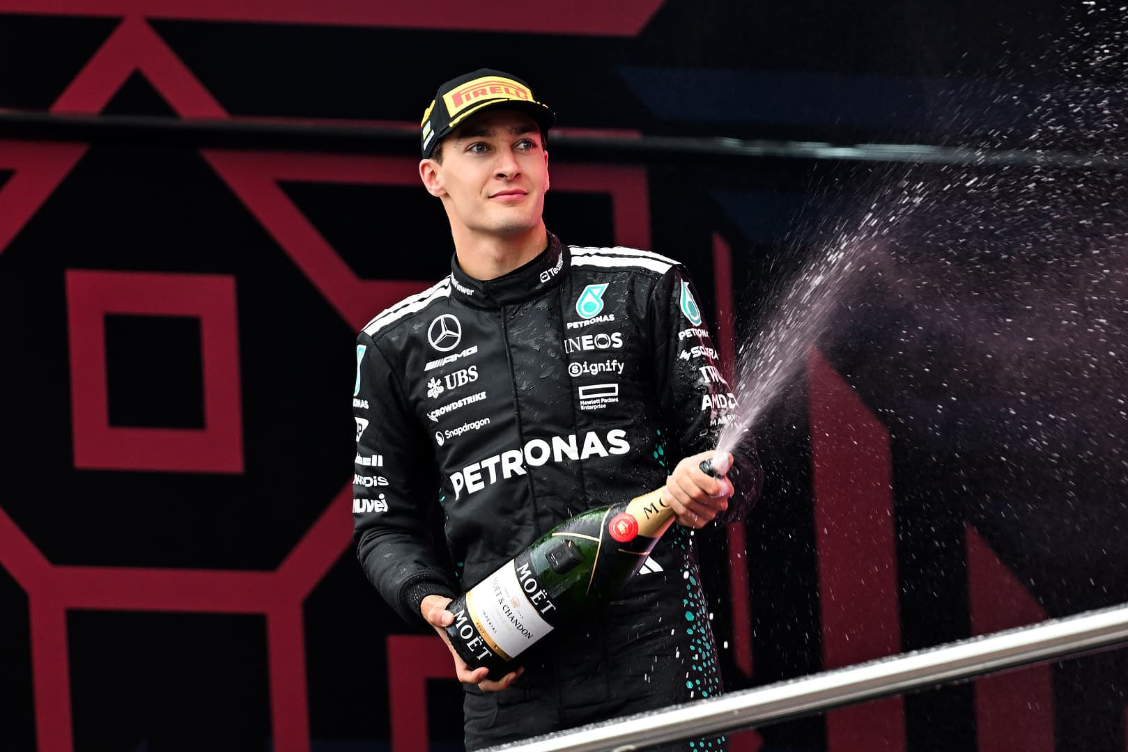 F1: Russell wyjaśnił, dlaczego nie odpuścił wyścigu pomimo choroby