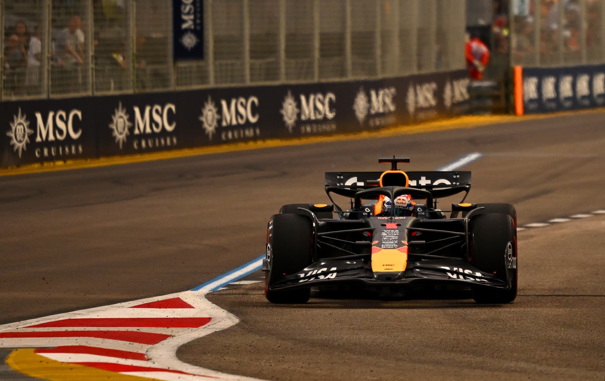 Ustawienie na starcie wyścigu F1 (GP Singapuru 2025)