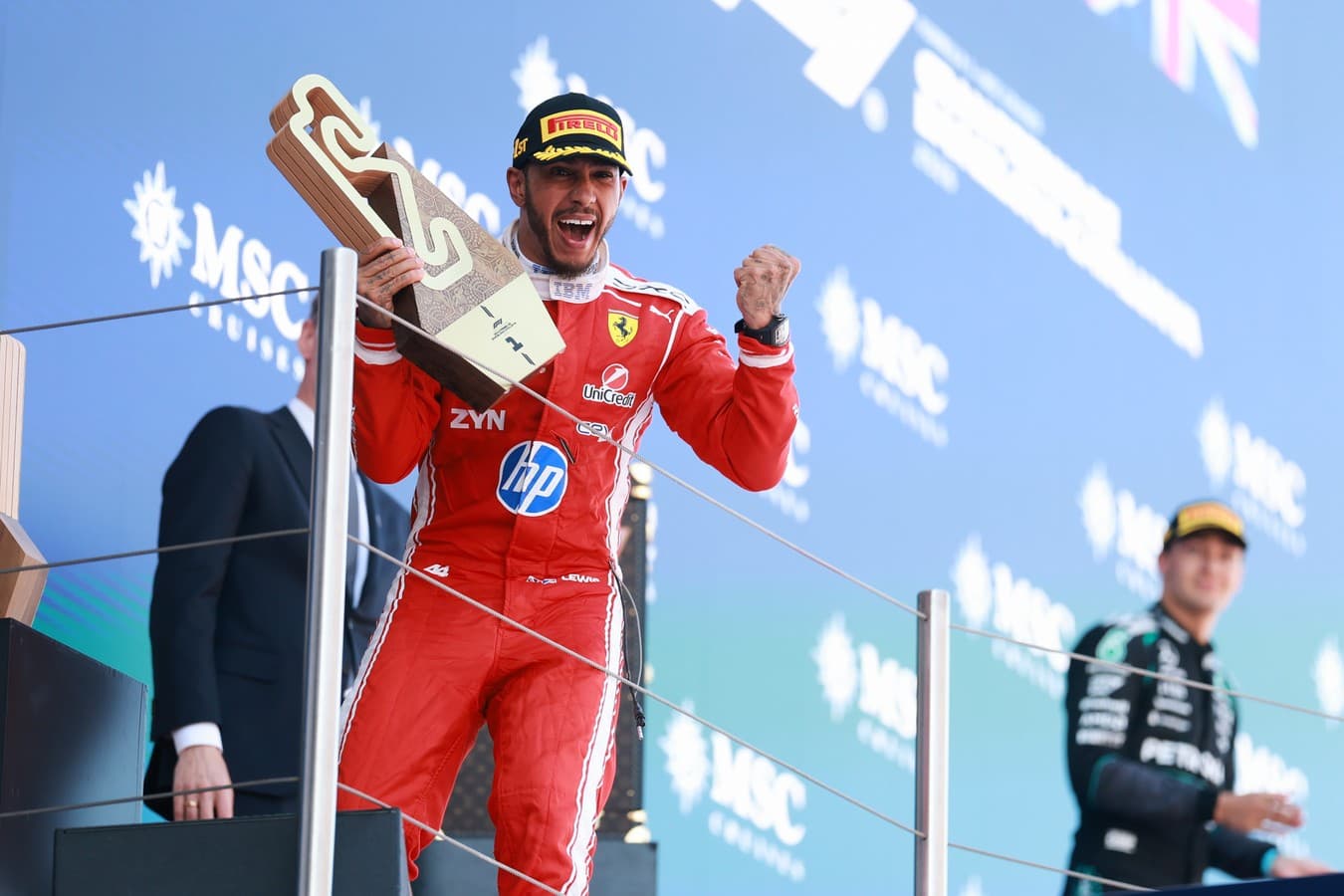 F1: Russell widzi zagrożenie w Ferrari i Hamiltonie