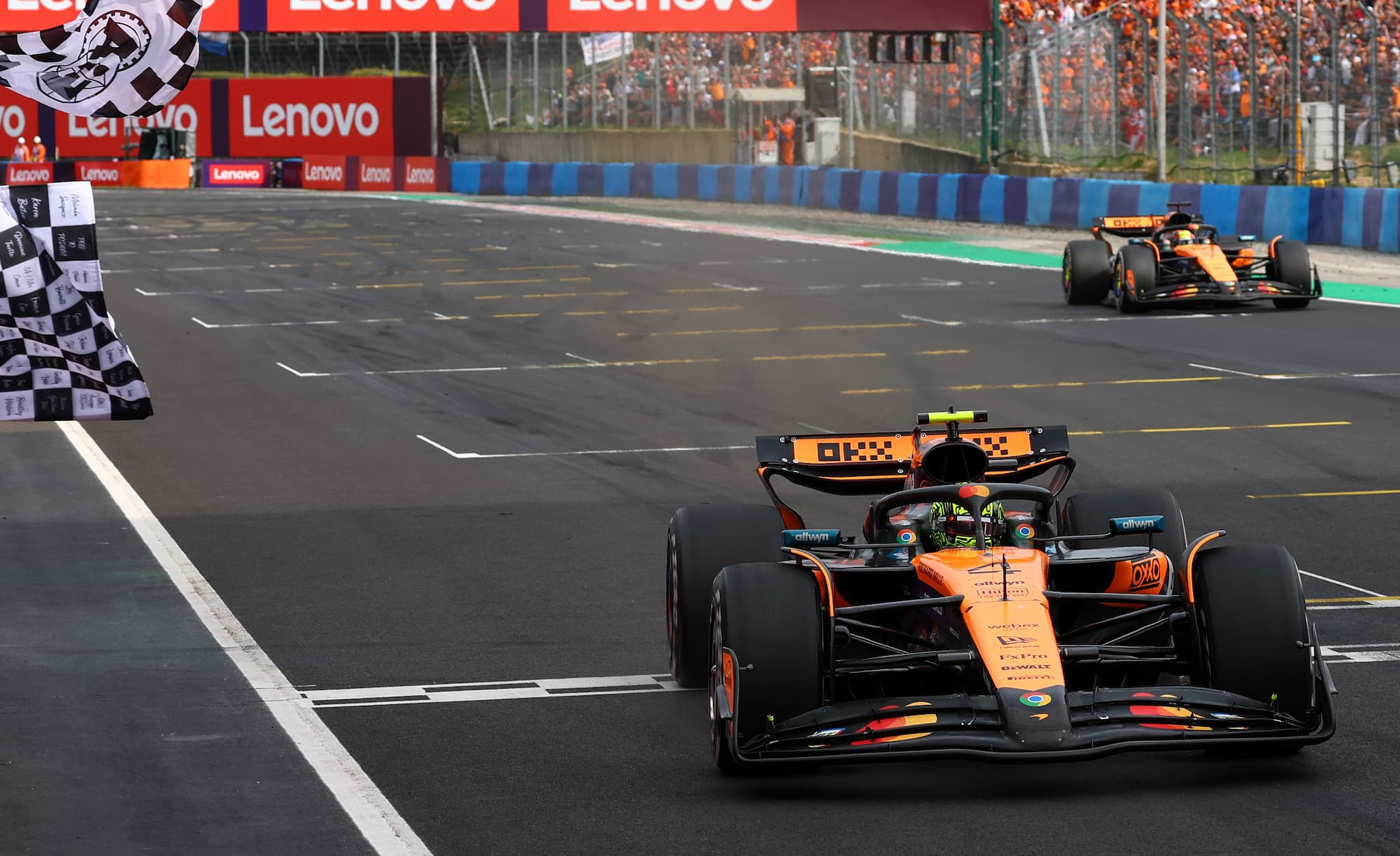 Wyniki wyścigu F1 (GP Węgier 2025)