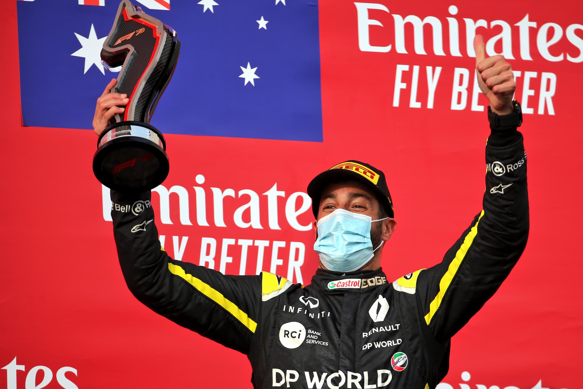 Abiteboul nie chce drugiego tatuażu po podium Ricciardo