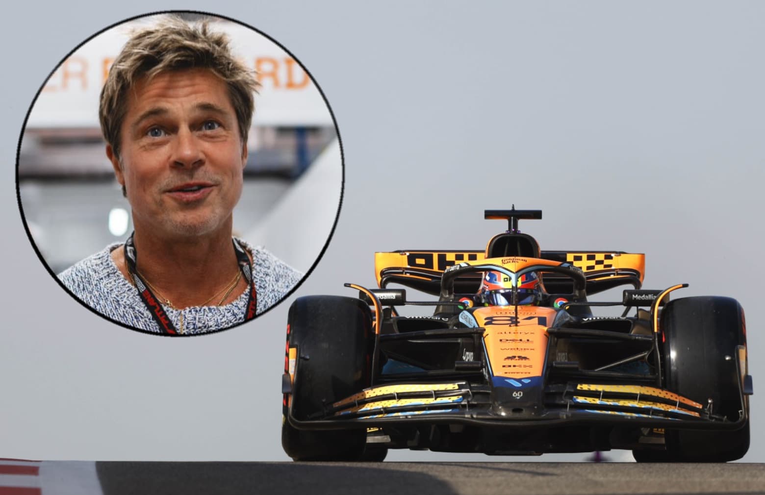 To NIE film F1: Brat Pitt testował bolid McLarena! 