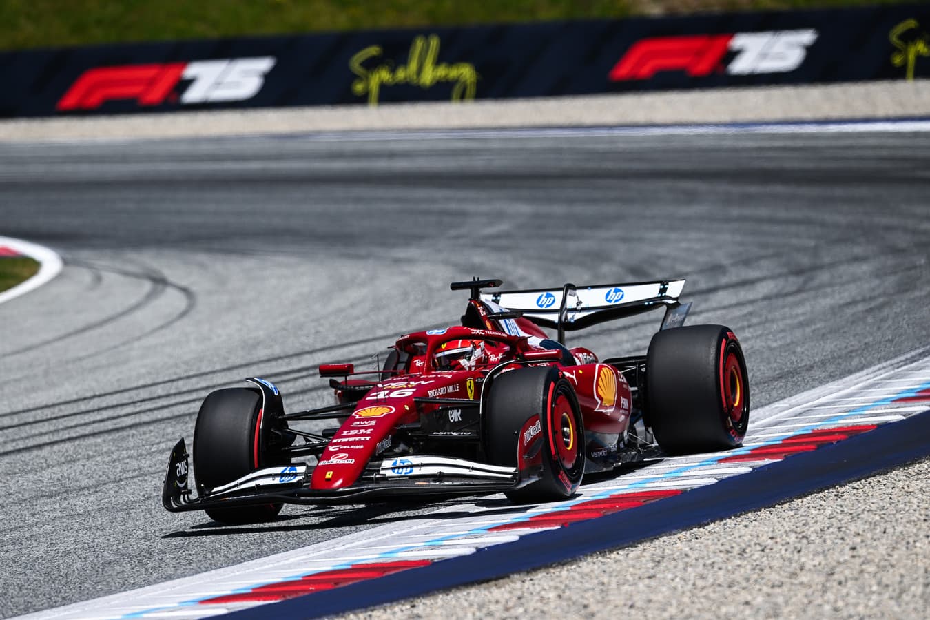 Ustawienie na starcie wyścigu F1 (GP Austrii 2025)