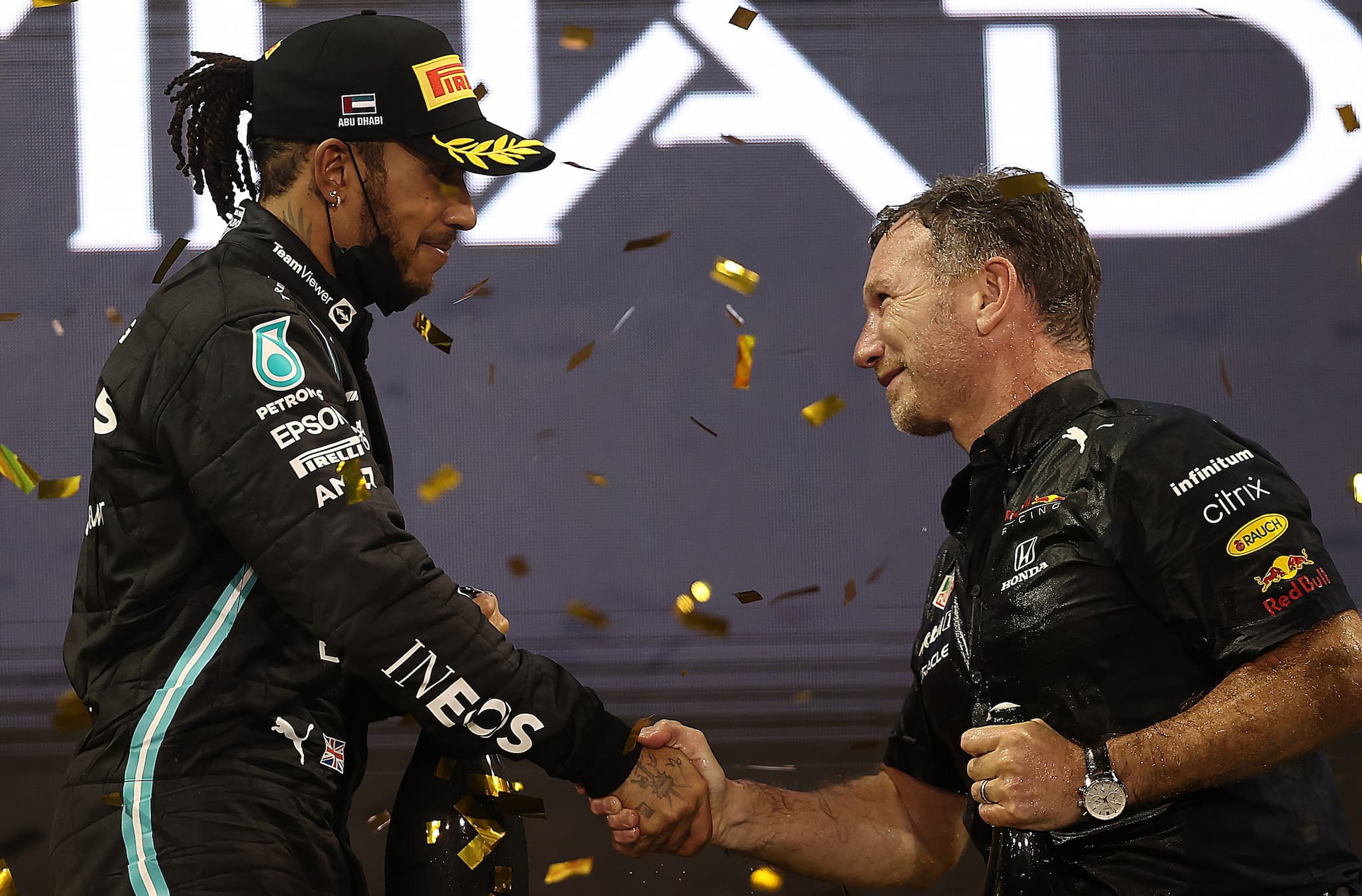 Dwie wersje wydarzeń. Horner i Hamilton spierają się o rozmowy transferowe