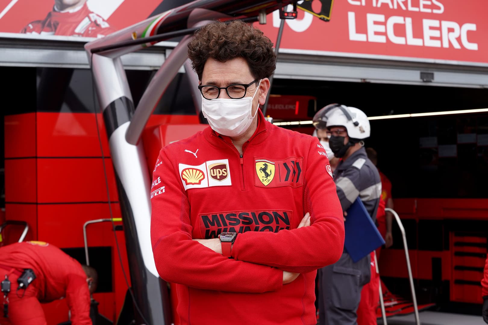 Ferrari nie sprawdziło lewej strony auta Leclerca   