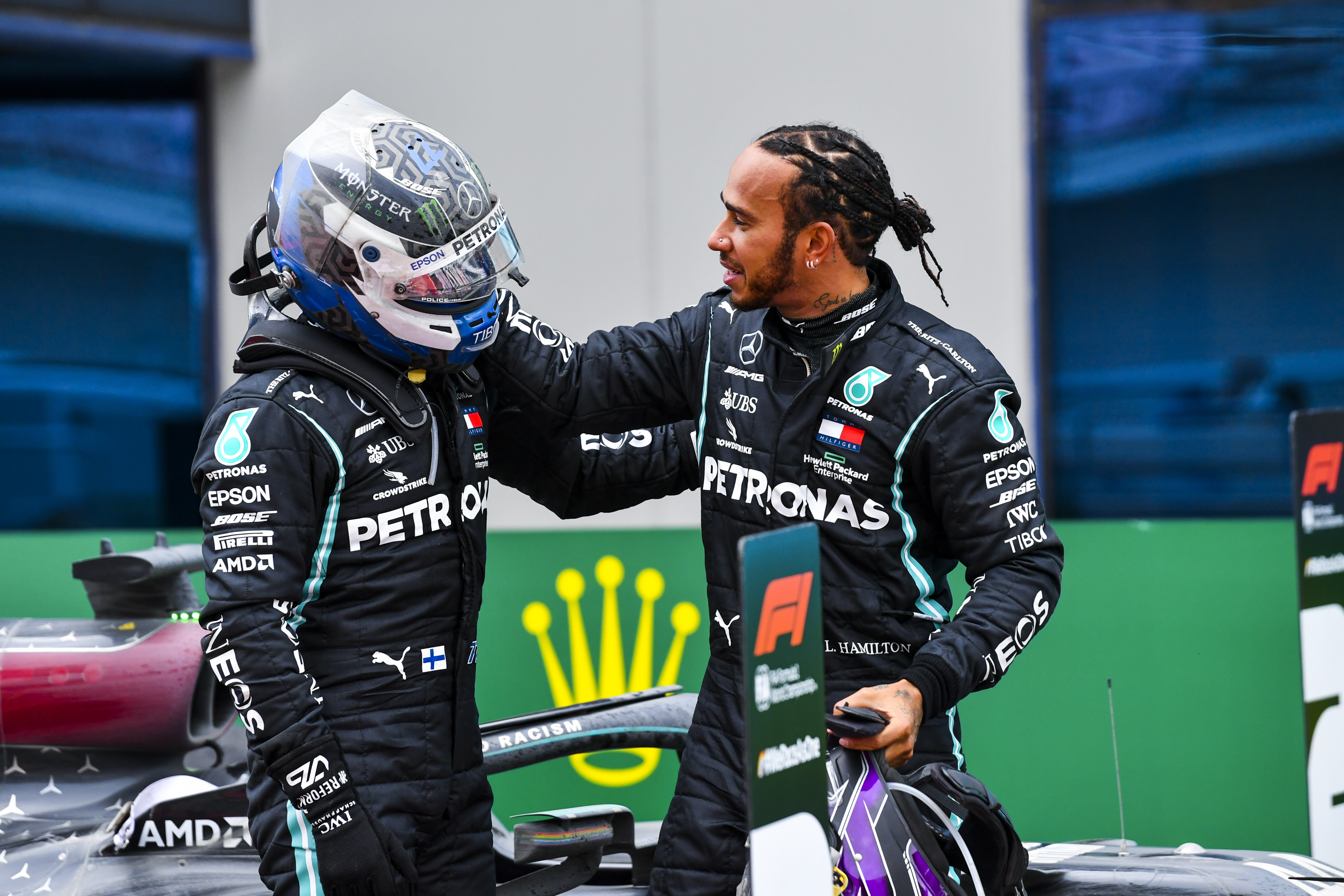 Hamilton naciska na kontynuowanie współpracy z Bottasem