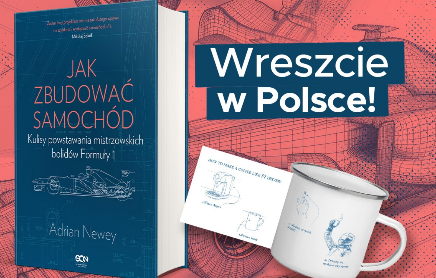 „Jak zbudować samochód”. Książka Adriana Neweya nareszcie w Polsce!