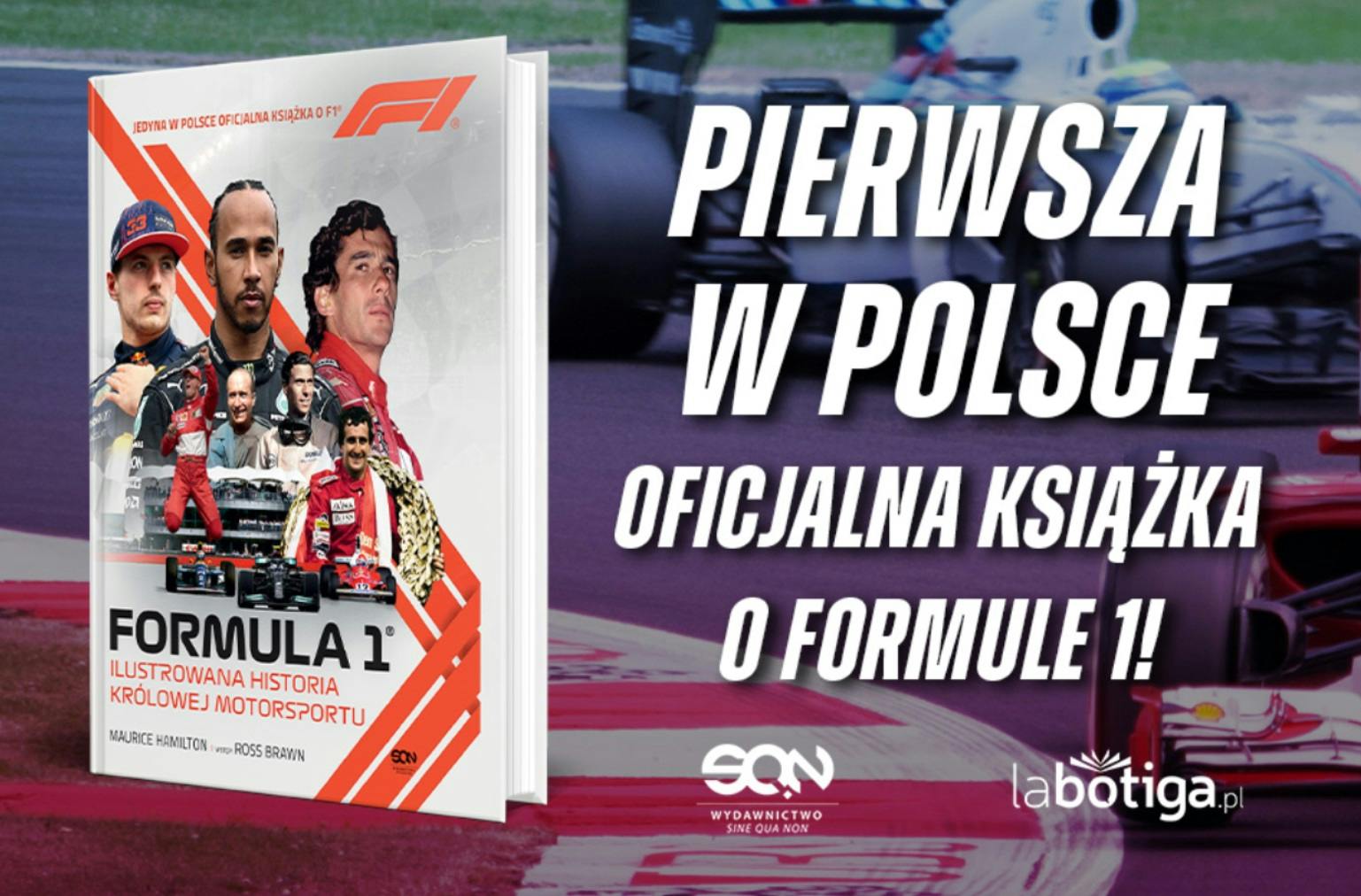 Pierwsza oficjalna książka F1 w Polsce. Ruszyła przedsprzedaż!