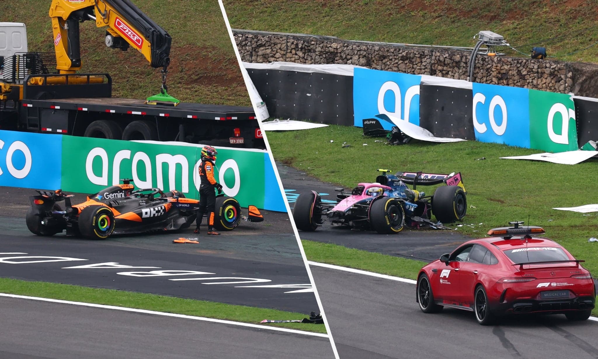 Kolejna kraksa Piastriego i potworny wypadek Bortoleto! Norris ucieka po szalonym sprincie F1