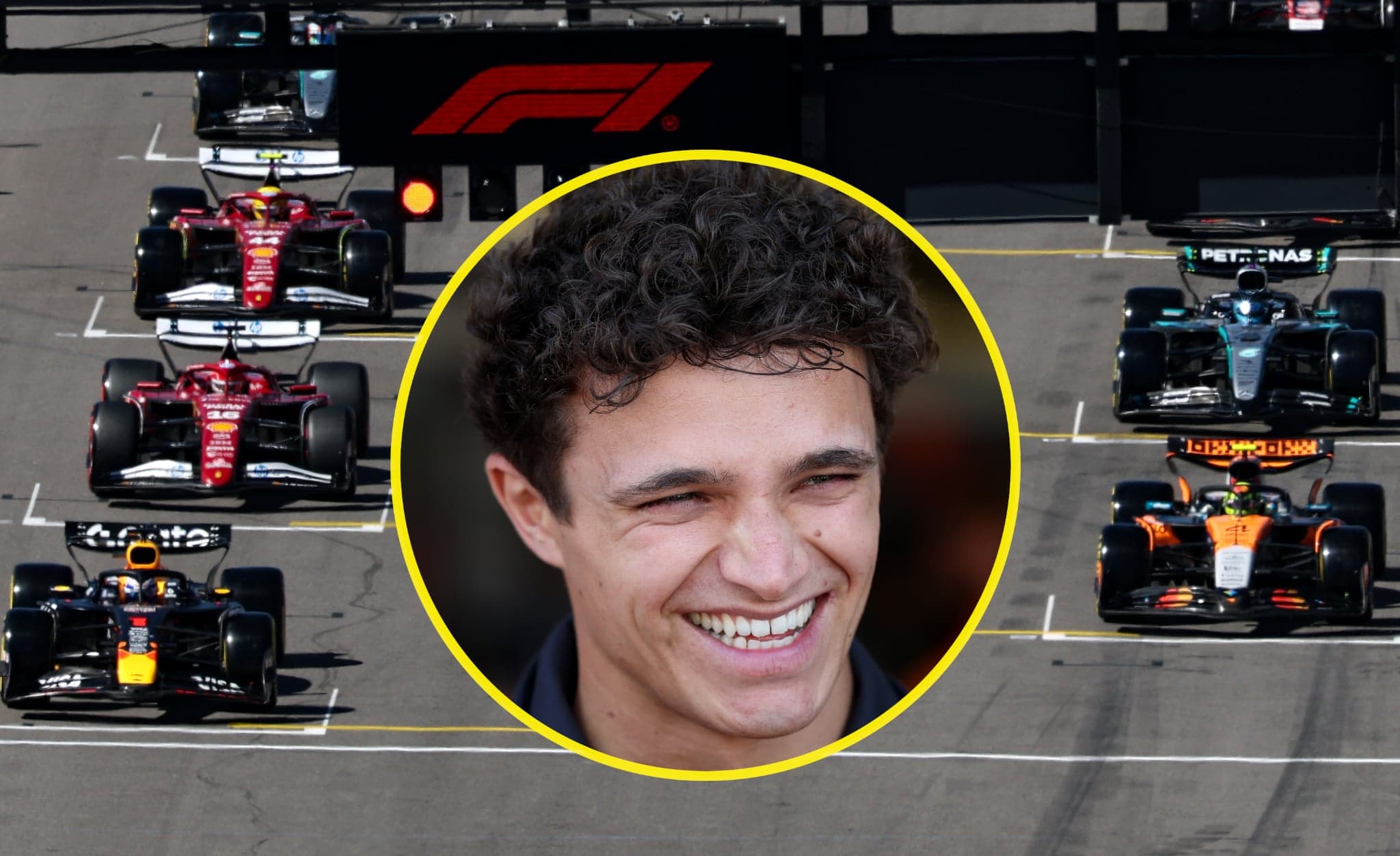 F1: McLaren zostawił Red Bullowi niespodziankę pod słynną taśmą Norrisa