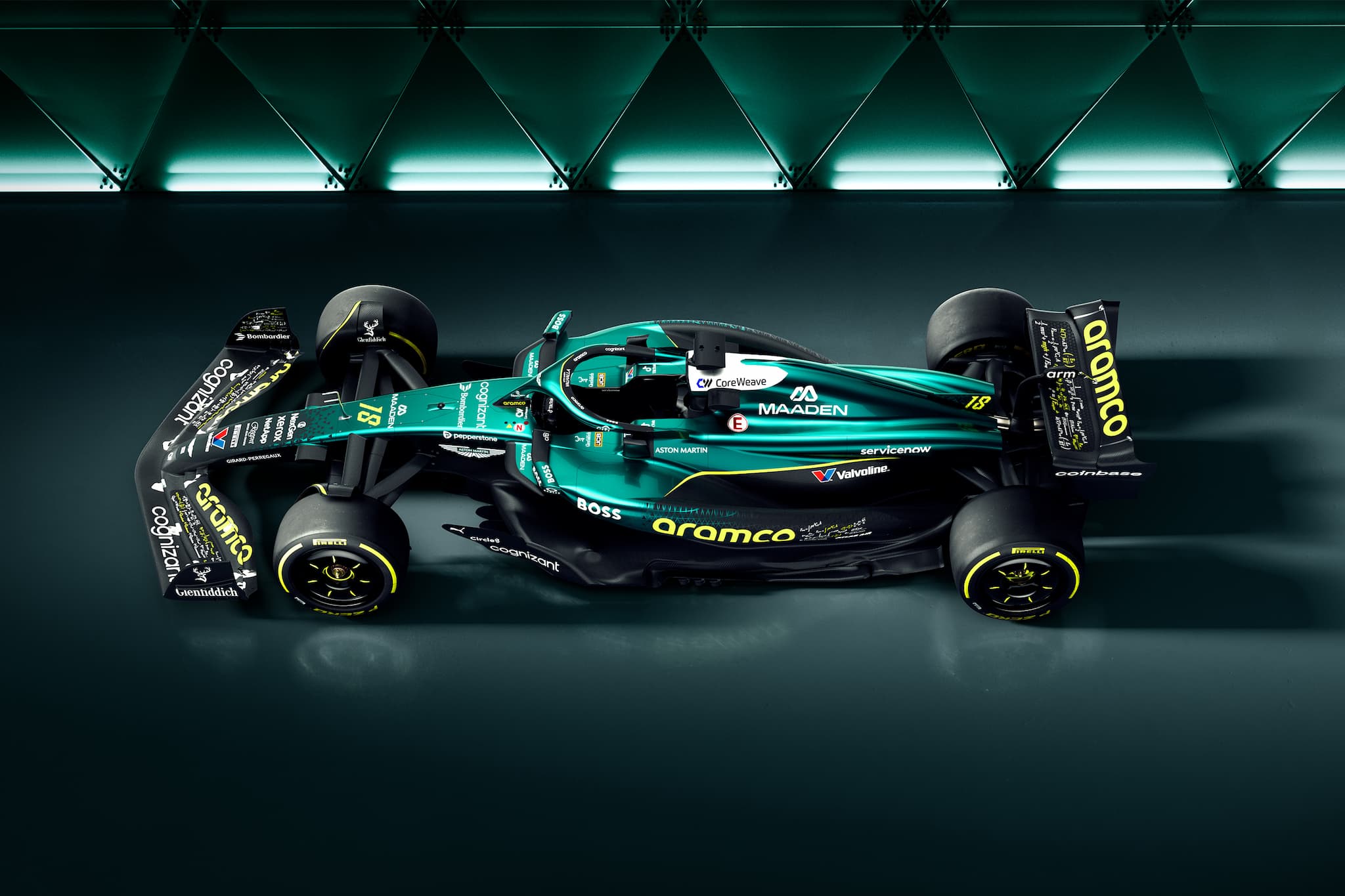Aston Martin ze specjalnym malowaniem bolidu F1 na GP USA 2025