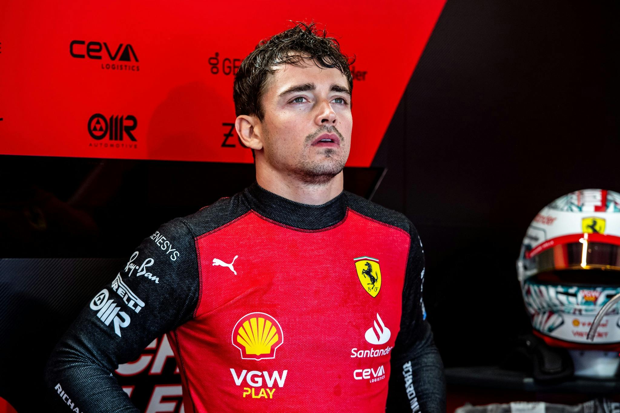 Ferrari nadal nie rozumie dziwnych problemów Leclerca z Hiszpanii