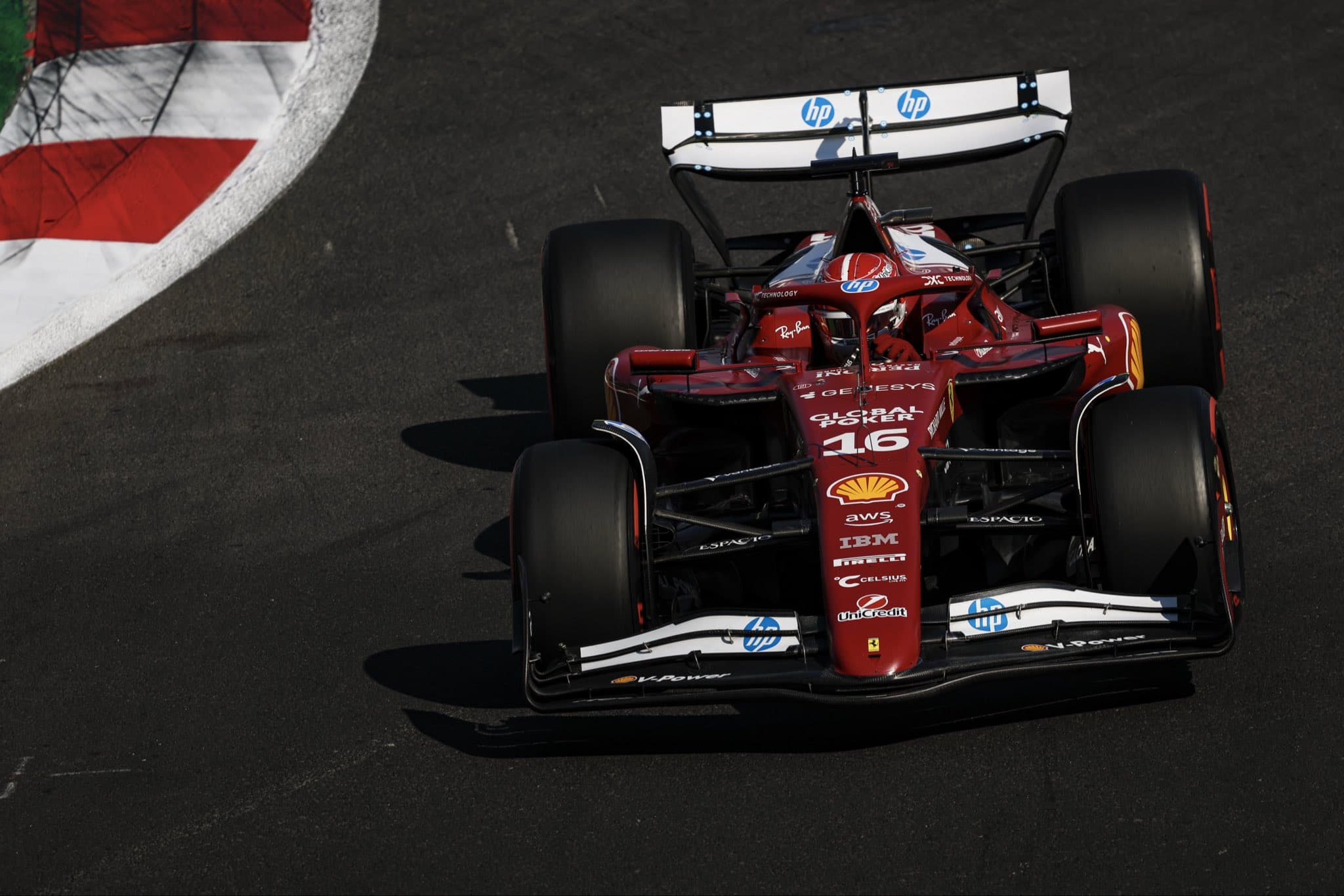 Ustawienie na starcie wyścigu F1 (GP Meksyku 2025)