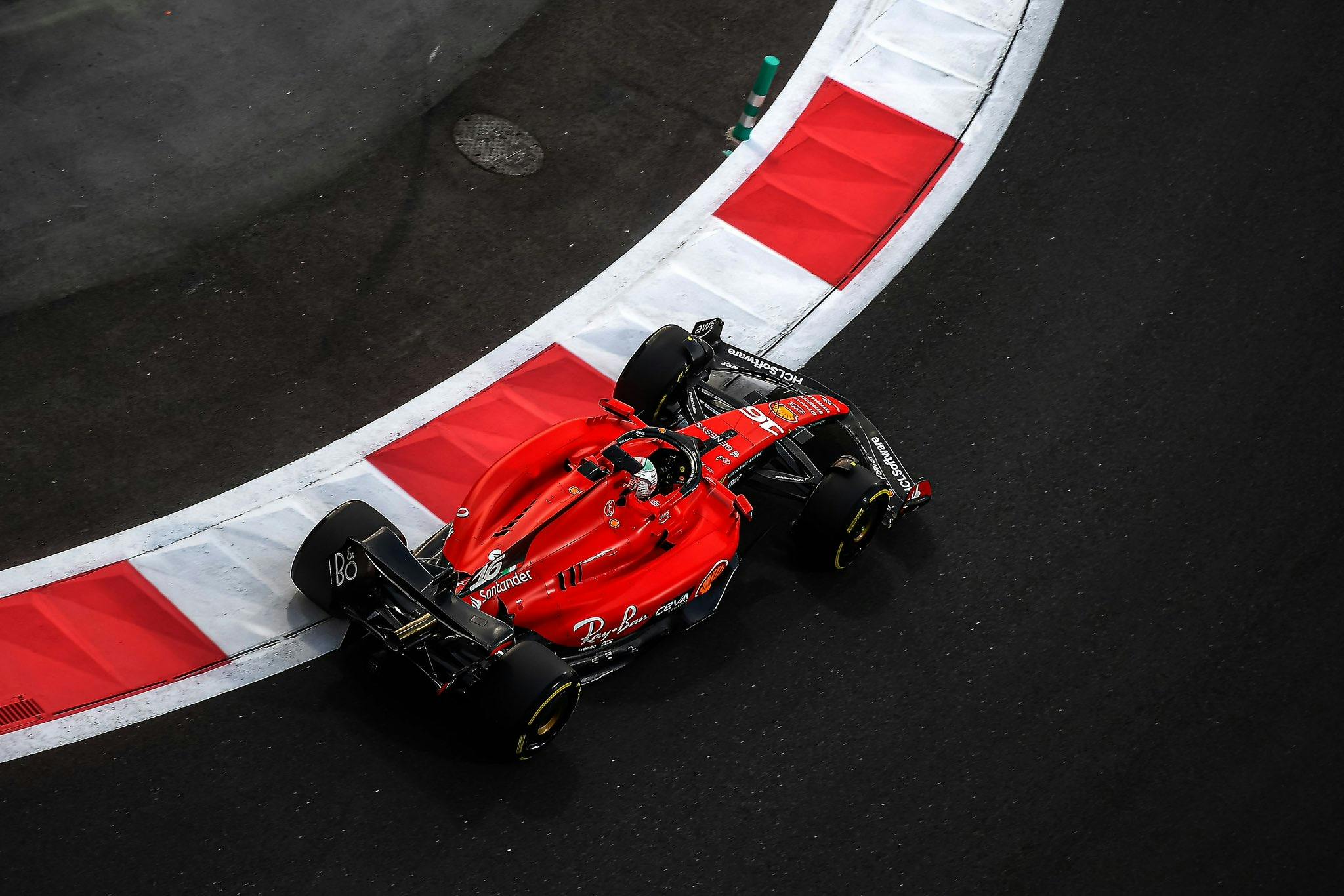 FP2: Dwie czerwone flagi, Leclerc minimalnie przed Norrisem