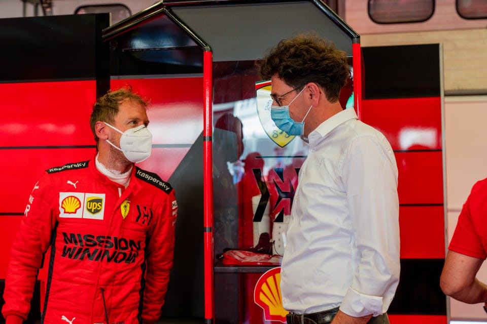 Binotto wytłumaczył zmianę decyzji w sprawie Vettela