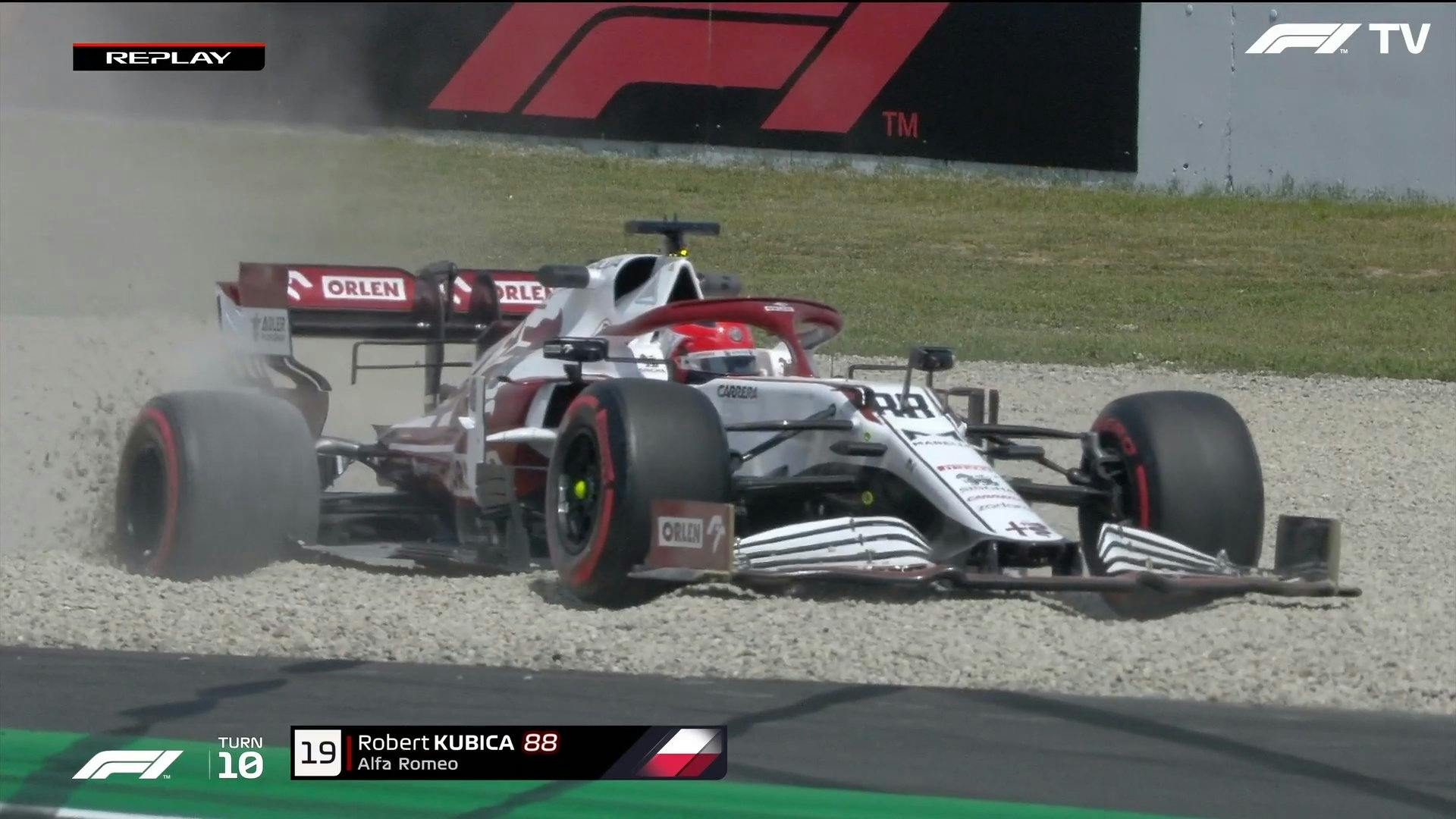FP1: Bottas przed Verstappenem, Kubica zakopał samochód