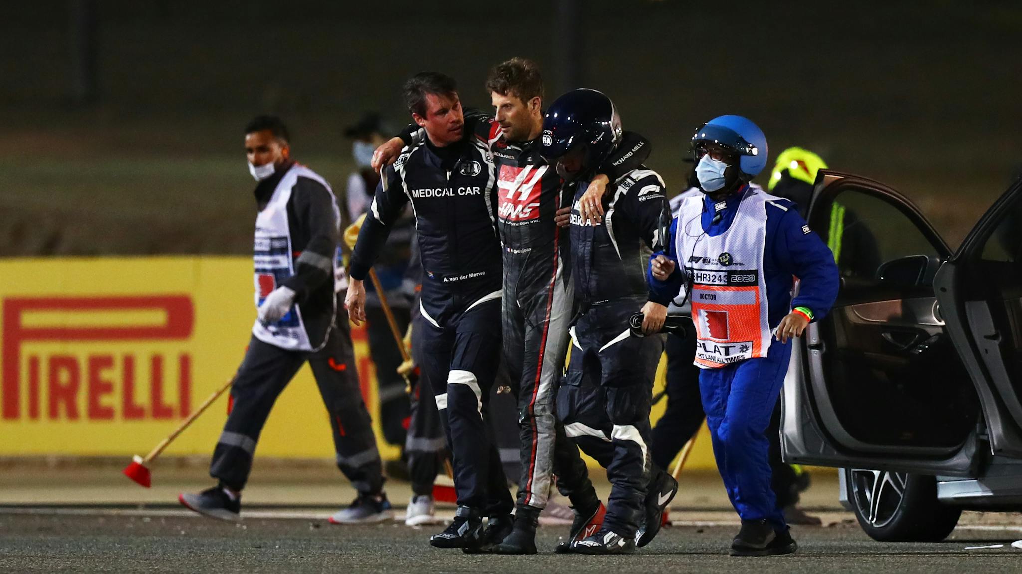 Ricciardo zły na realizatora za powtórki wypadku Grosjeana