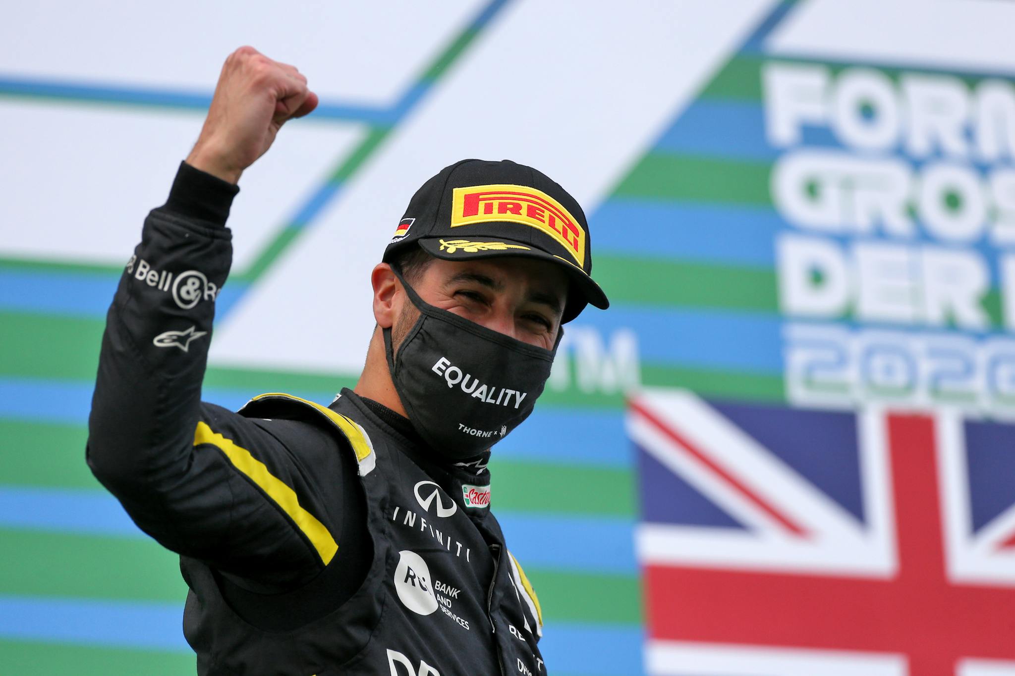 Ricciardo zapomniał o napiciu się szampana z buta