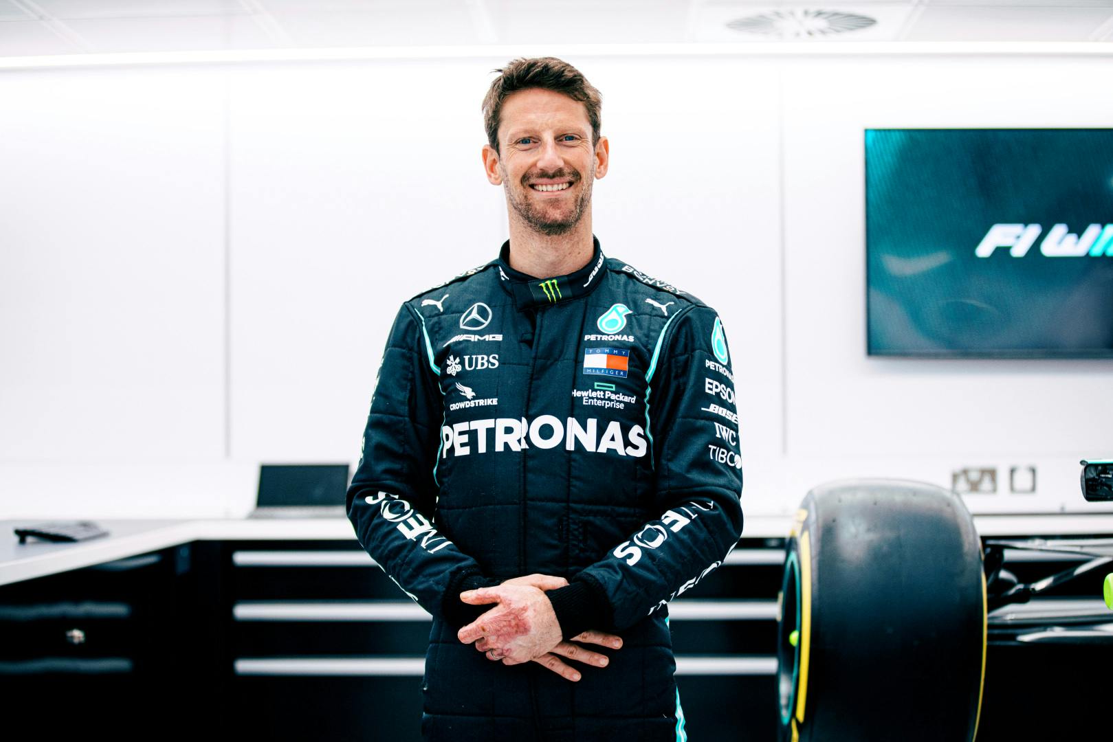 Romain Grosjean odbędzie test z Mercedesem