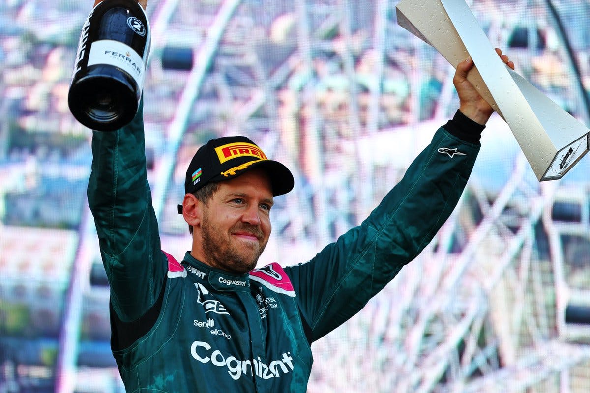 Vettel w siódmym niebie po zajęciu miejsca na podium